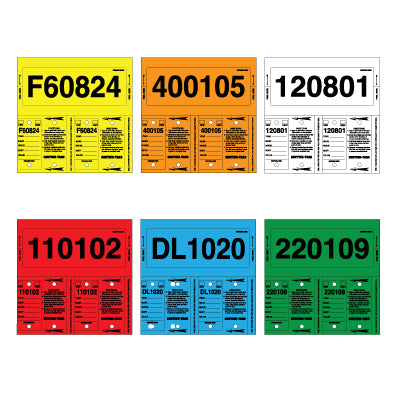 Continu-Tags (125 per box)