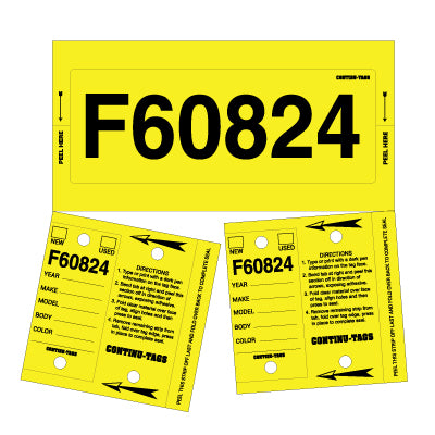 Continu-Tags (125 per box)