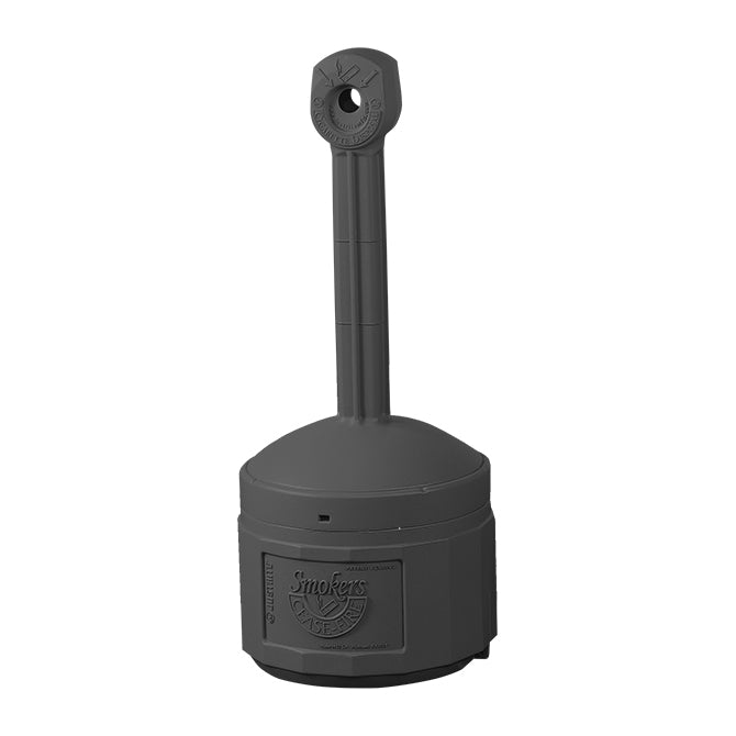 receptacle for cigarettes Justrite 26800B Smokers Cease-Fire Adobe Beige resistant aluminum Cigarette Waste Receptacle that allows an easy and accessible solution for recycling cigarette butts Cigarette Butt Receptacle | Dealer