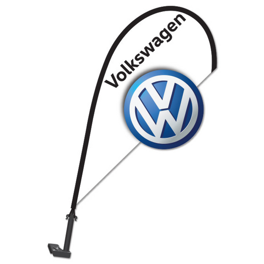 3D Clip on Paddle Flag - Volkswagen