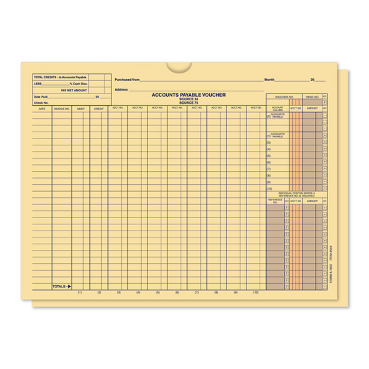 Accounts Payable Voucher Envelope