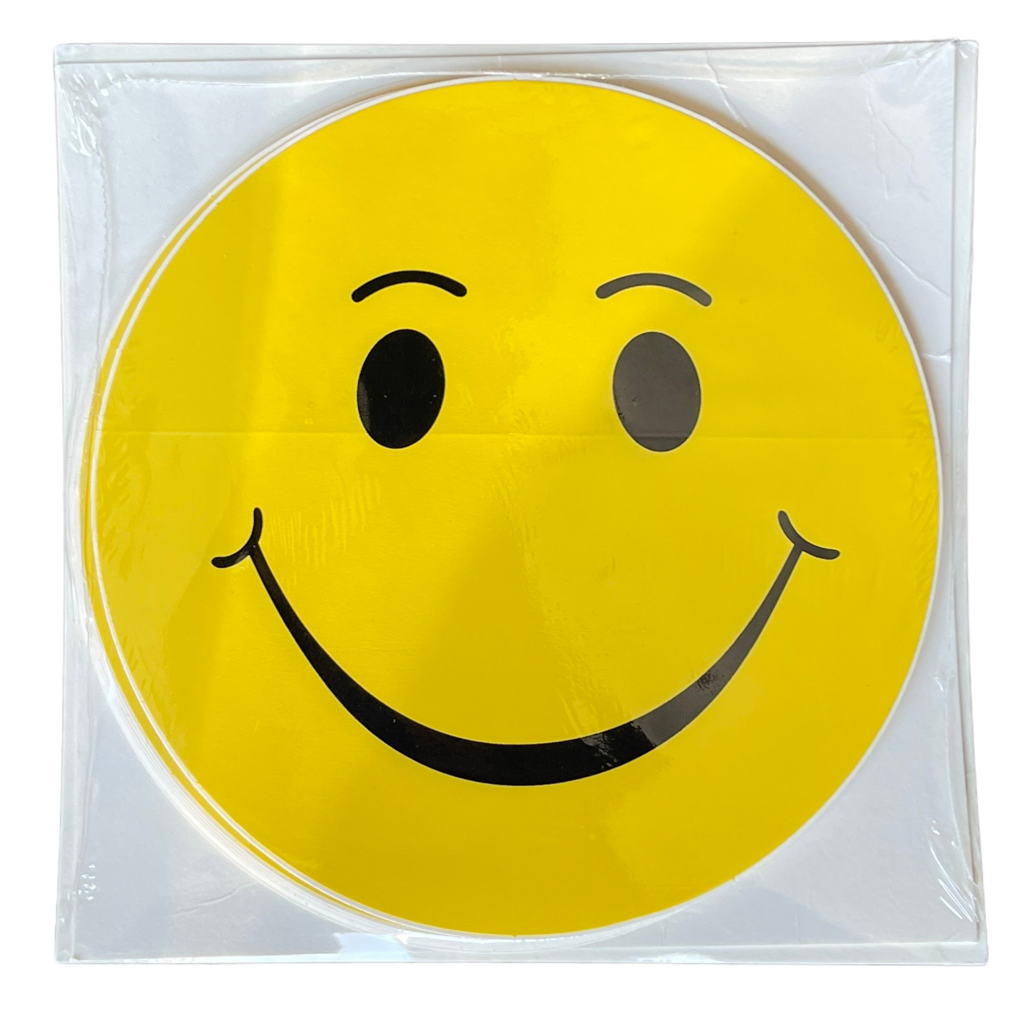 Smiley Face Window Sticker Decal - 12 pack