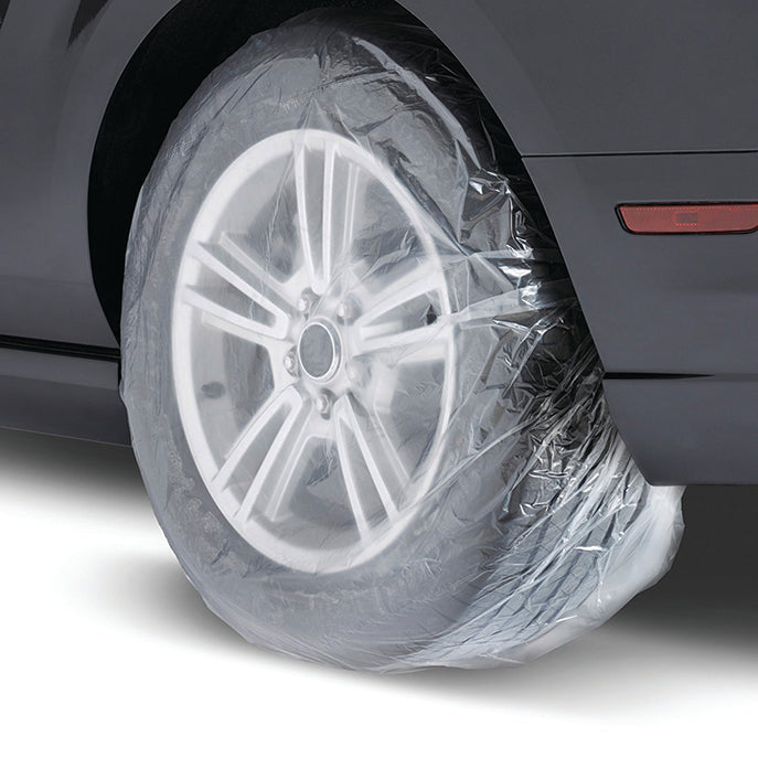 Tire Masker - Large, Clear, Contoured - 45" x 40"