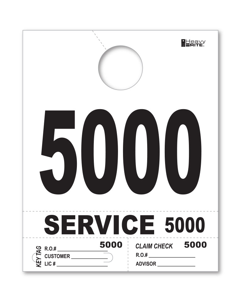 Heavy Brite 4 Part Service Dispatch Numbers