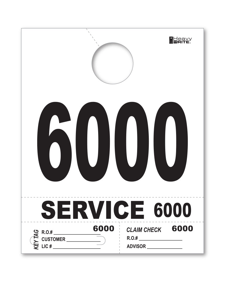 Heavy Brite 4 Part Service Dispatch Numbers
