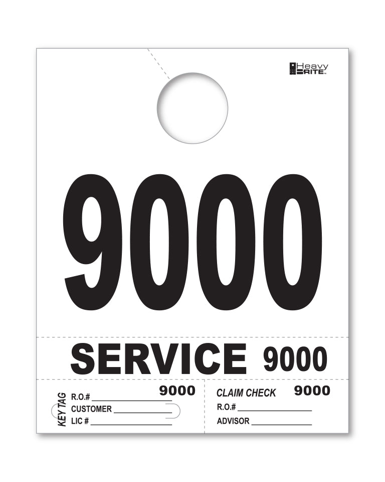 Heavy Brite 4 Part Service Dispatch Numbers