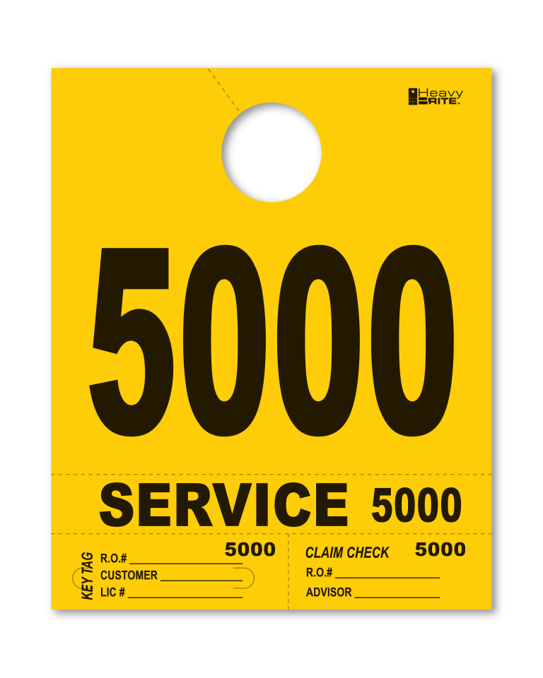 Heavy Brite 4 Part Service Dispatch Numbers