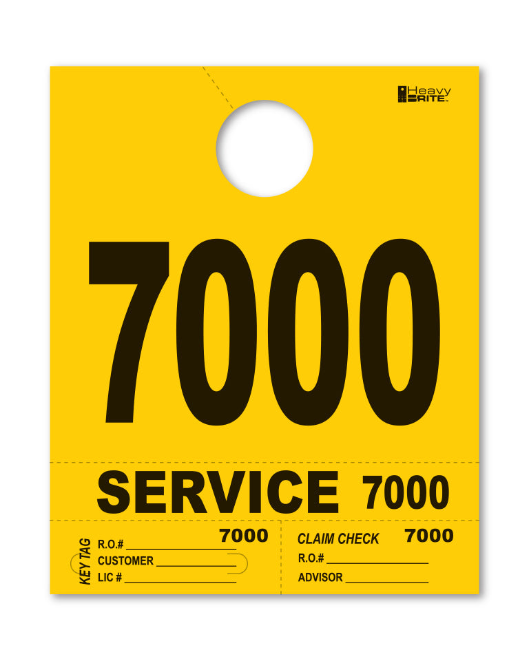 Heavy Brite 4 Part Service Dispatch Numbers