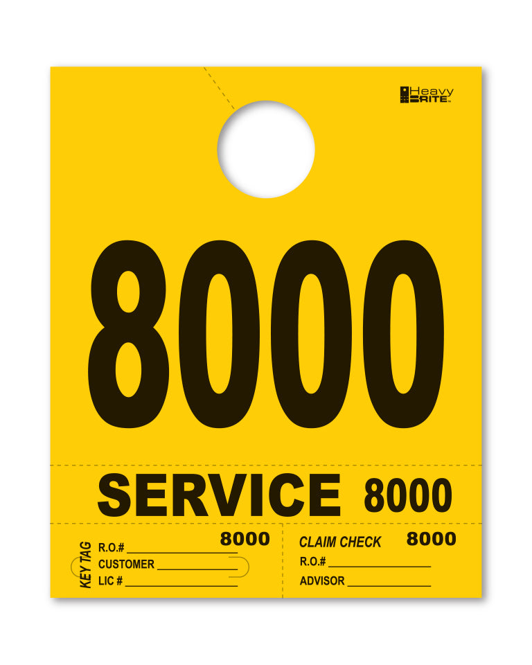 Heavy Brite 4 Part Service Dispatch Numbers