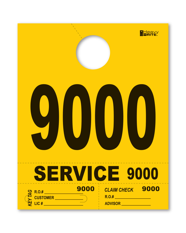 Heavy Brite 4 Part Service Dispatch Numbers