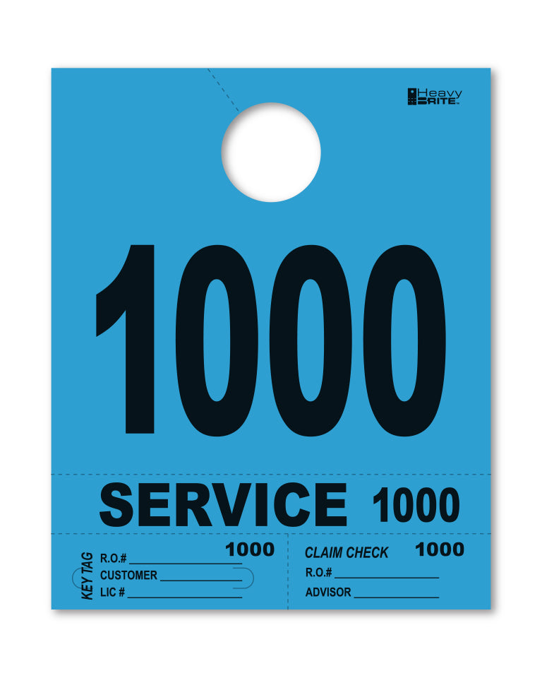 Heavy Brite 4 Part Service Dispatch Numbers