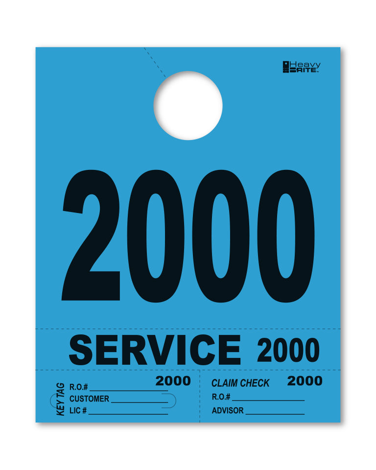 Heavy Brite 4 Part Service Dispatch Numbers
