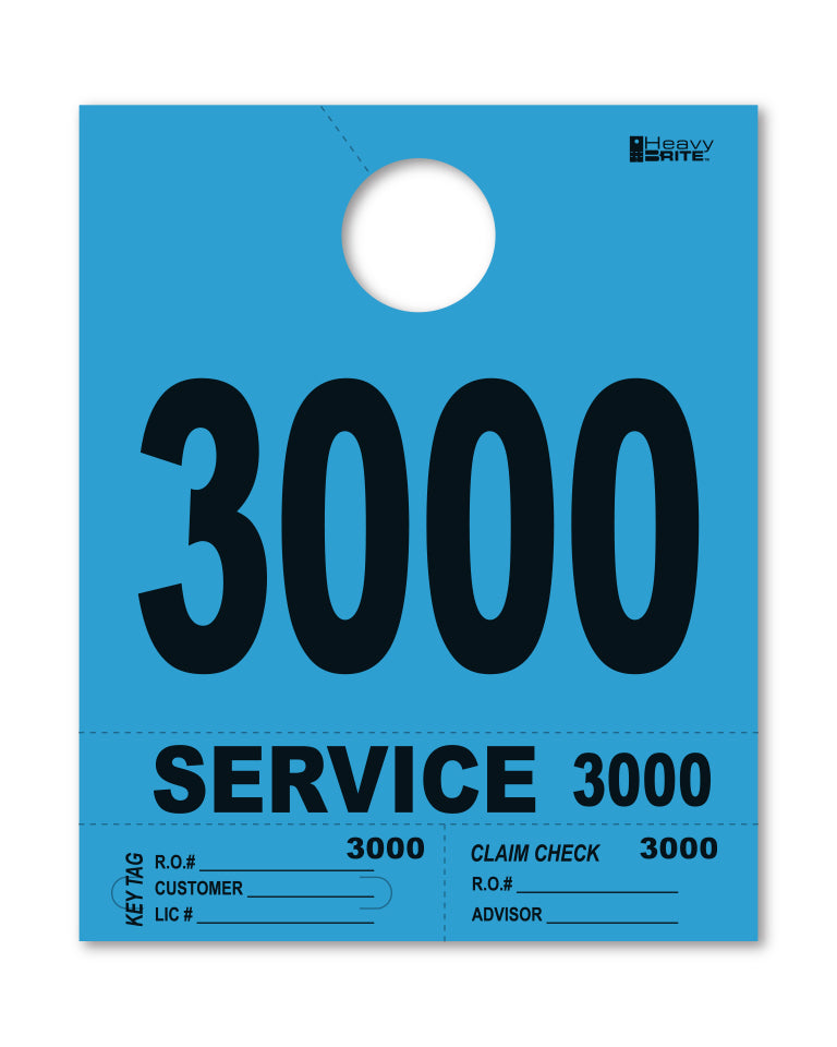 Heavy Brite 4 Part Service Dispatch Numbers