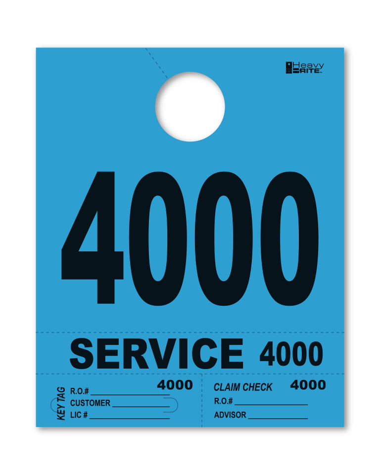 Heavy Brite 4 Part Service Dispatch Numbers