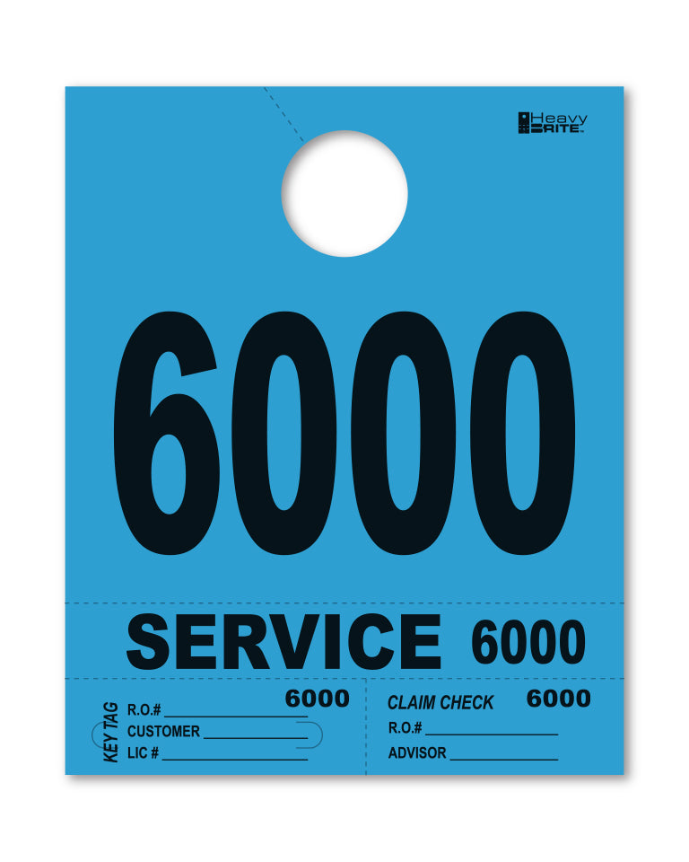 Heavy Brite 4 Part Service Dispatch Numbers
