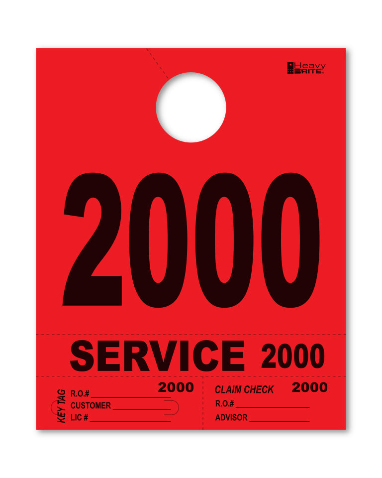 Heavy Brite 4 Part Service Dispatch Numbers