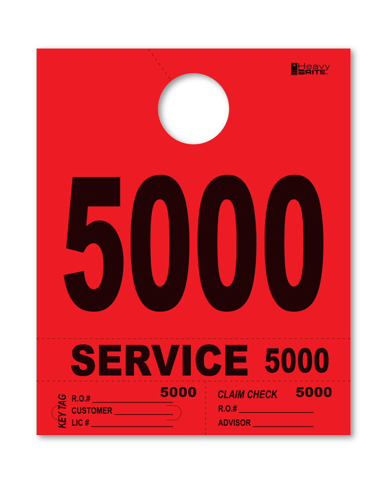 Heavy Brite 4 Part Service Dispatch Numbers