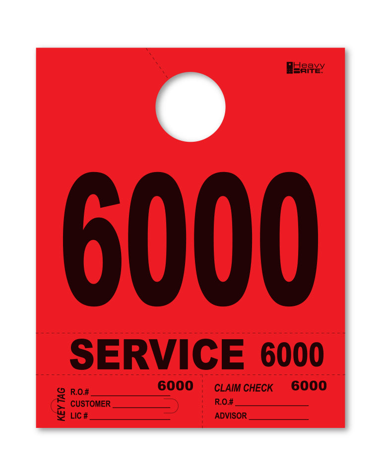 Heavy Brite 4 Part Service Dispatch Numbers