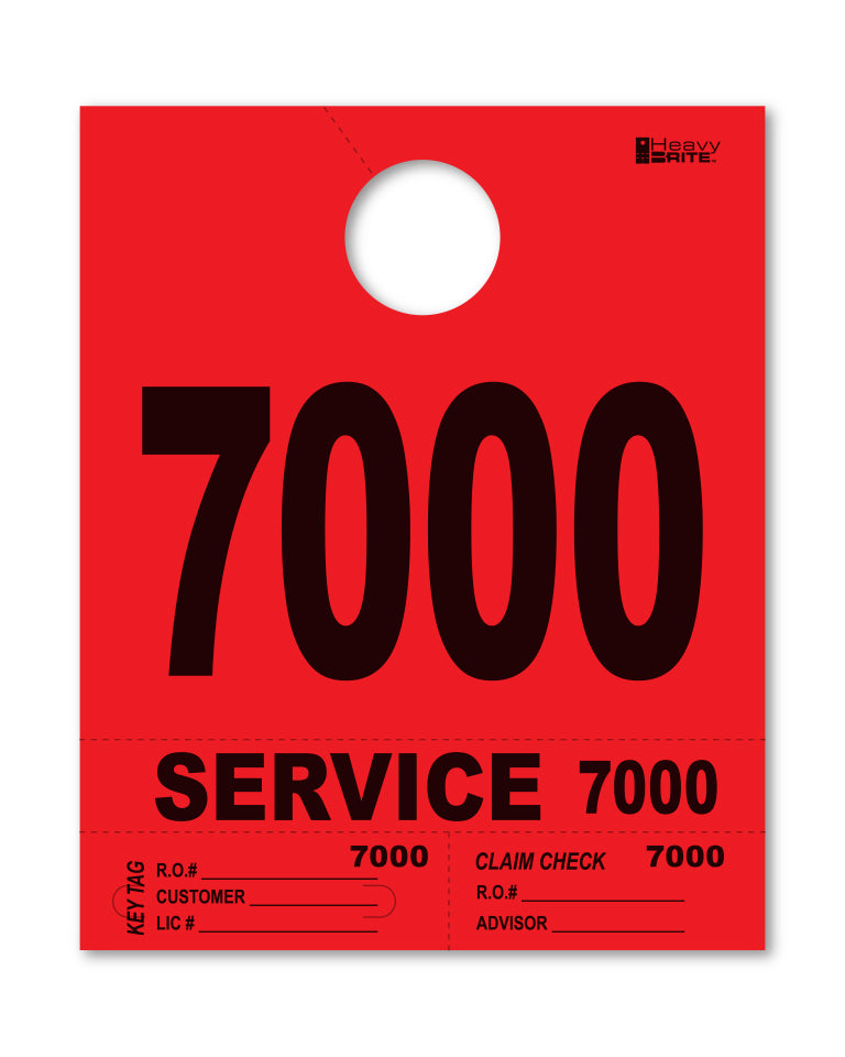 Heavy Brite 4 Part Service Dispatch Numbers