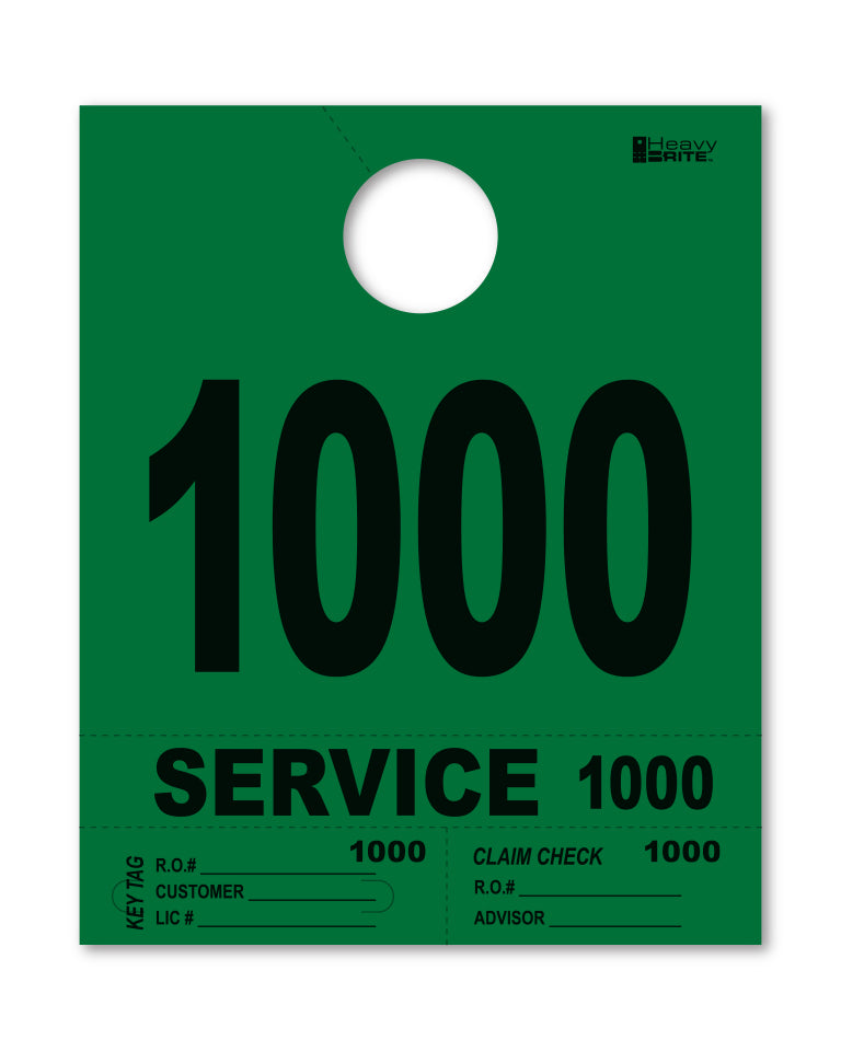 Heavy Brite 4 Part Service Dispatch Numbers