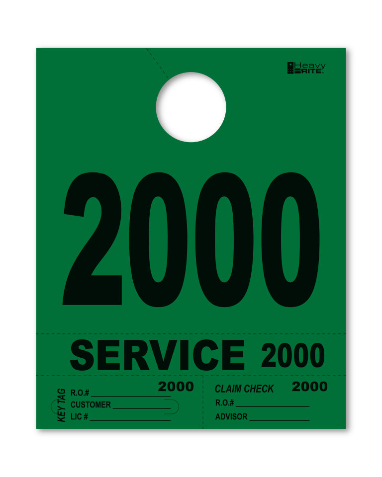 Heavy Brite 4 Part Service Dispatch Numbers