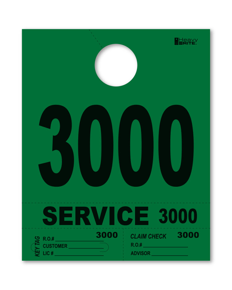 Heavy Brite 4 Part Service Dispatch Numbers