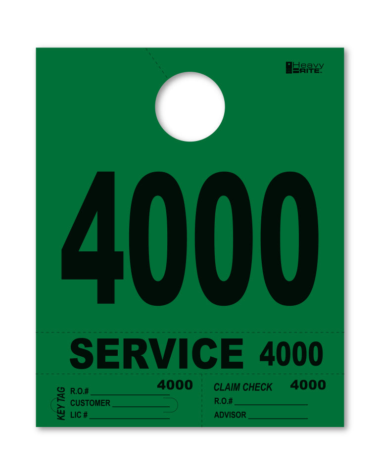Heavy Brite 4 Part Service Dispatch Numbers