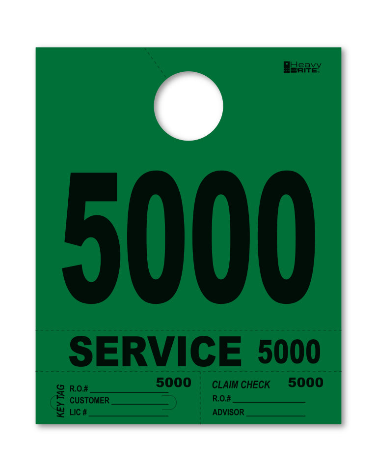 Heavy Brite 4 Part Service Dispatch Numbers