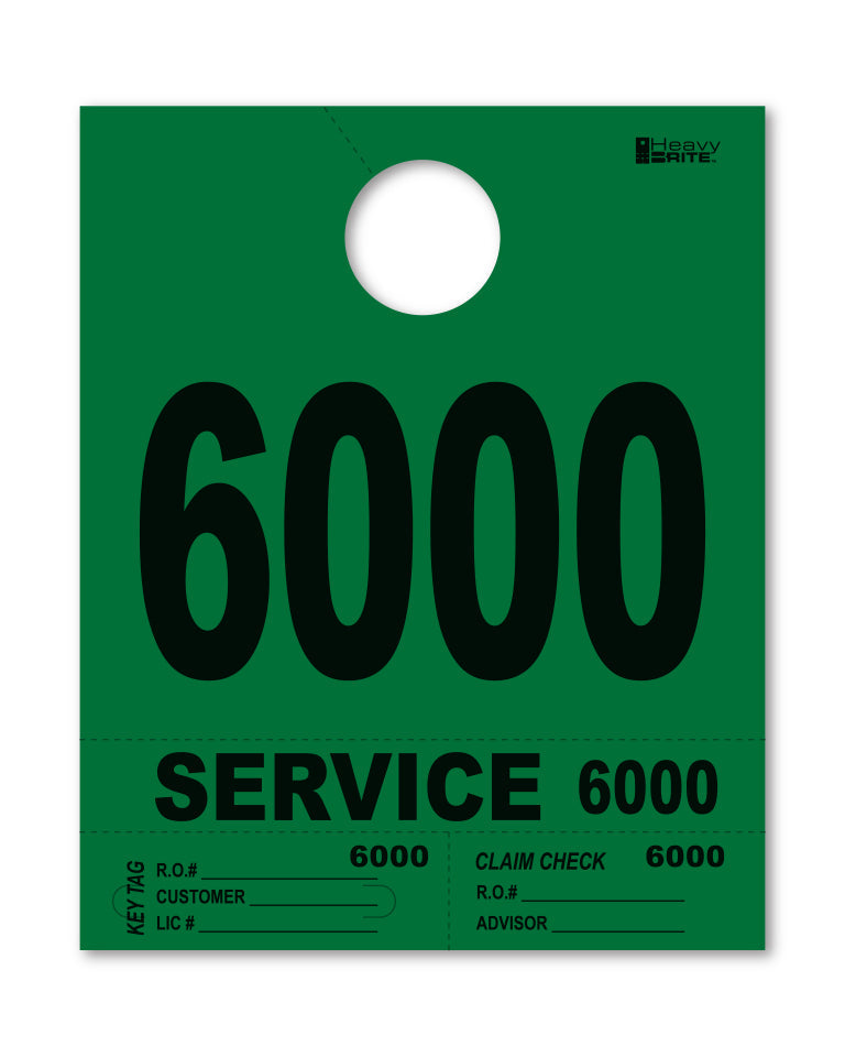 Heavy Brite 4 Part Service Dispatch Numbers