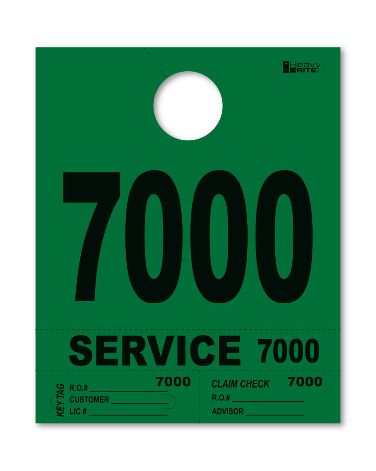Heavy Brite 4 Part Service Dispatch Numbers