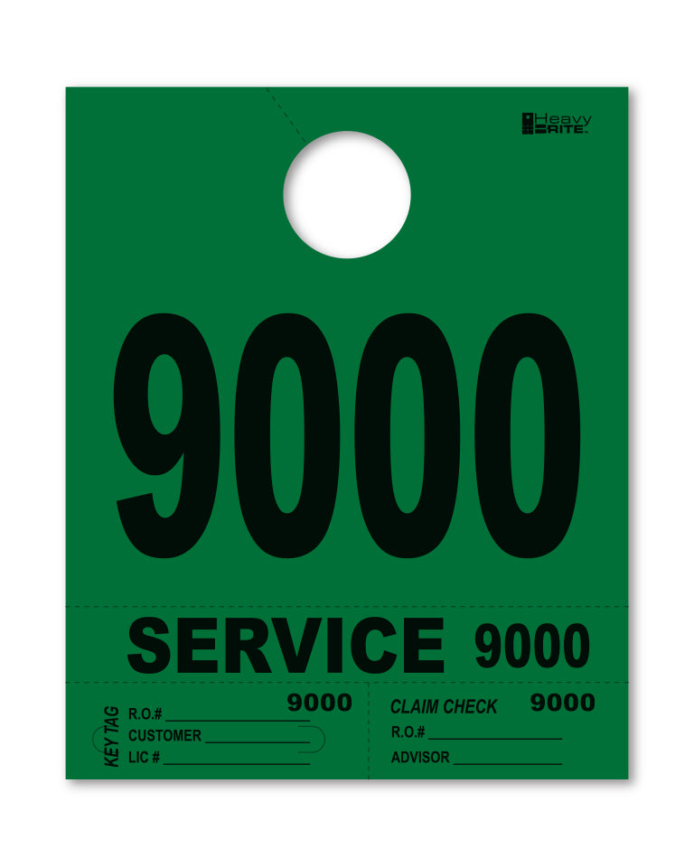 Heavy Brite 4 Part Service Dispatch Numbers