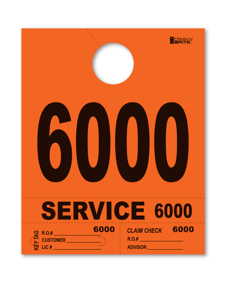 Heavy Brite 4 Part Service Dispatch Numbers