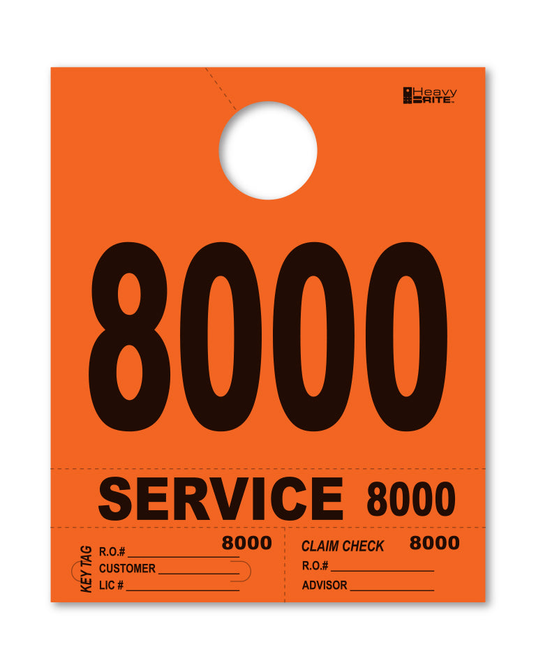 Heavy Brite 4 Part Service Dispatch Numbers