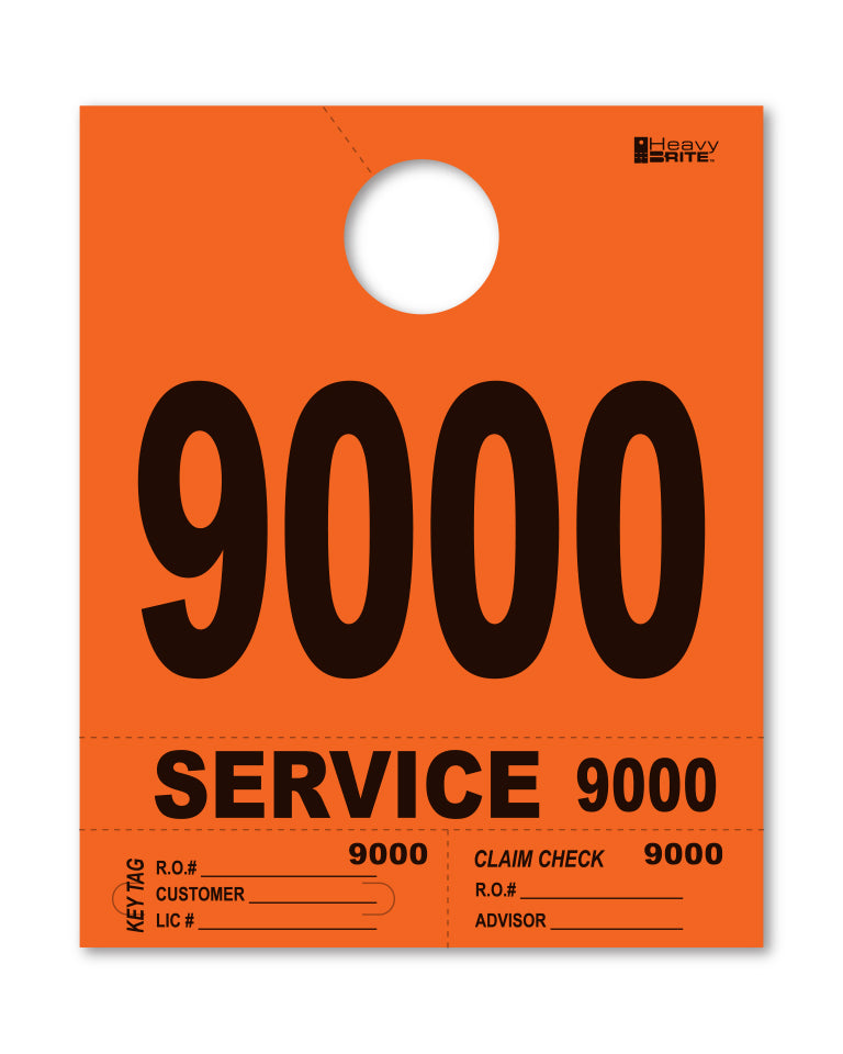 Heavy Brite 4 Part Service Dispatch Numbers