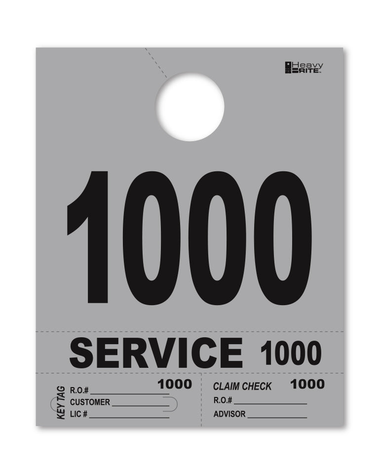 Heavy Brite 4 Part Service Dispatch Numbers
