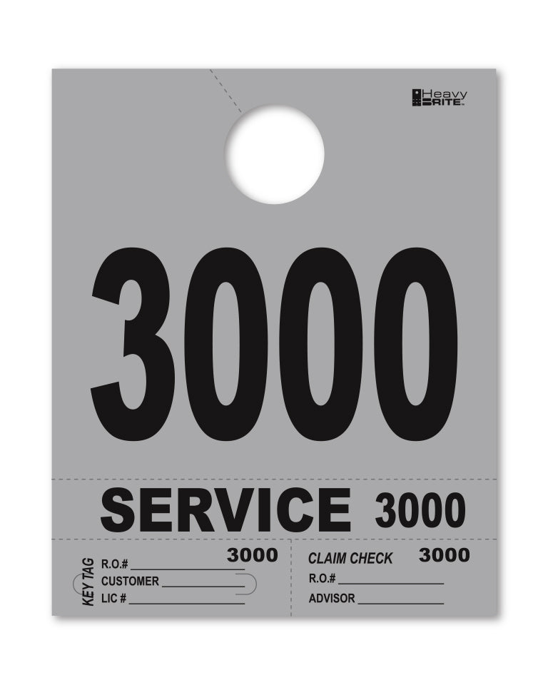 Heavy Brite 4 Part Service Dispatch Numbers