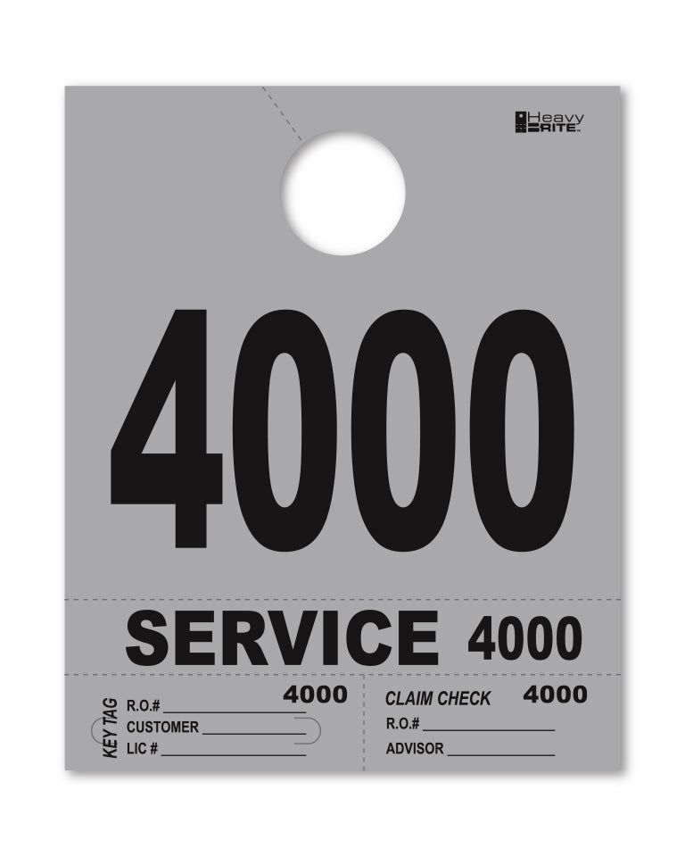 Heavy Brite 4 Part Service Dispatch Numbers