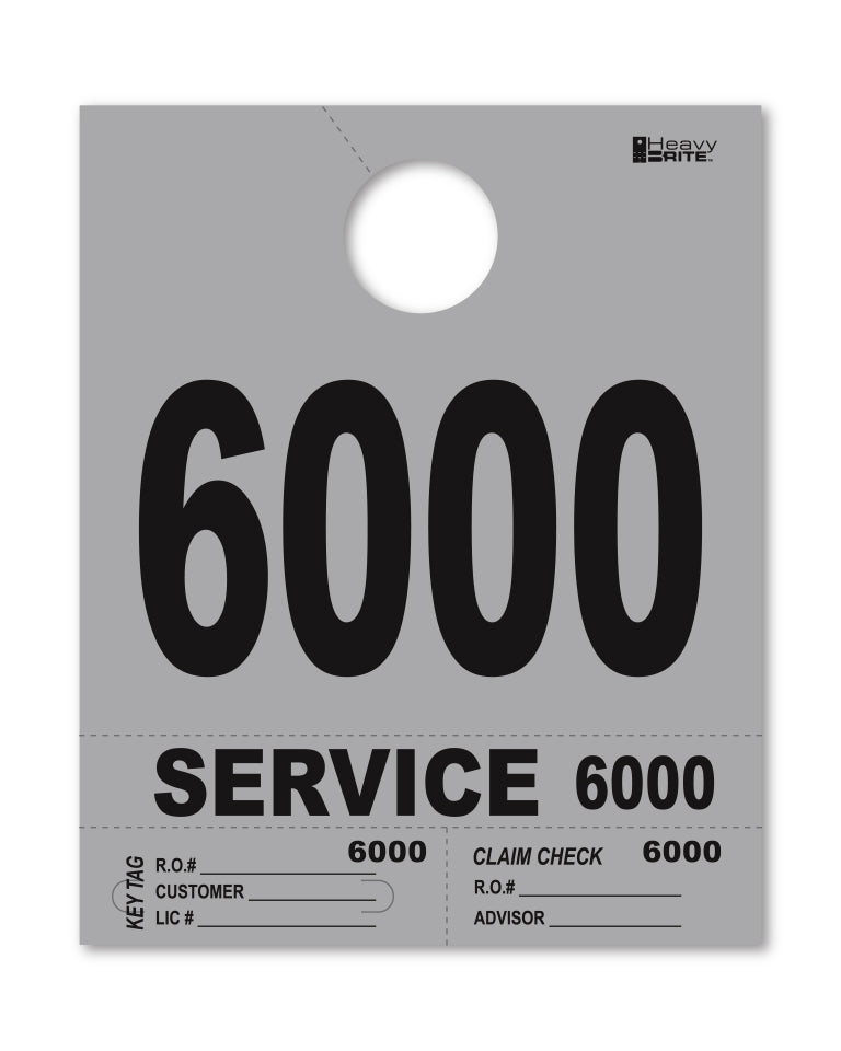 Heavy Brite 4 Part Service Dispatch Numbers