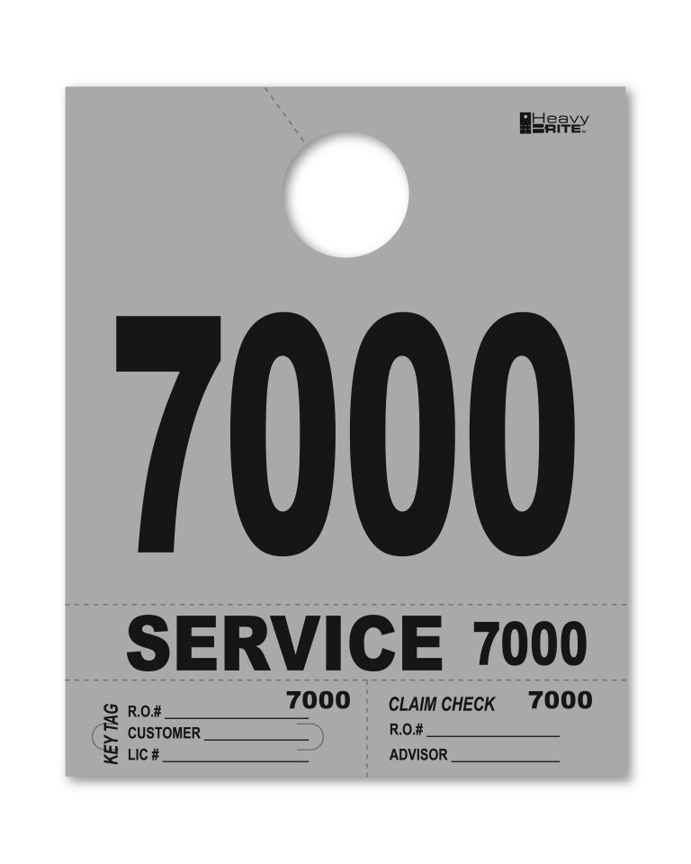Heavy Brite 4 Part Service Dispatch Numbers