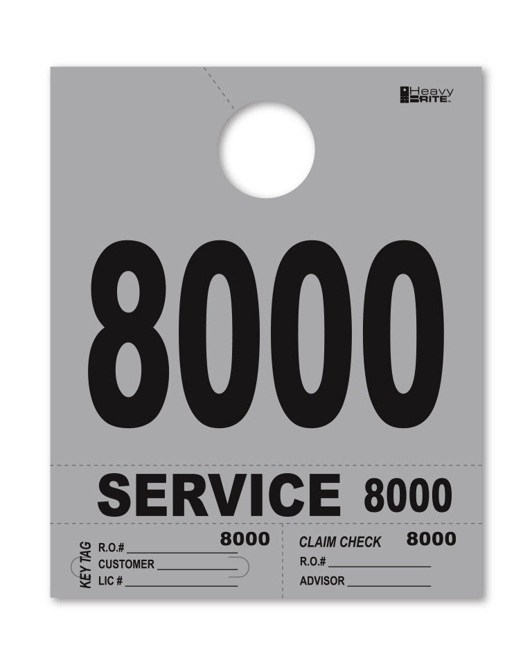 Heavy Brite 4 Part Service Dispatch Numbers