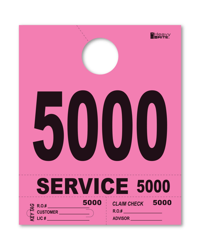 Heavy Brite 4 Part Service Dispatch Numbers
