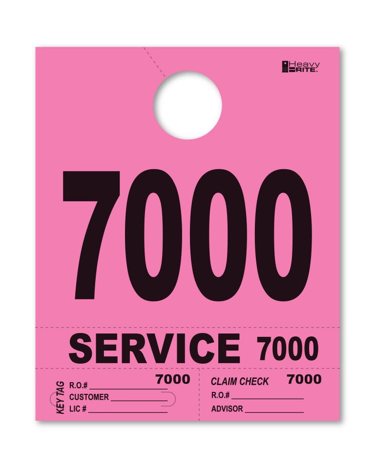 Heavy Brite 4 Part Service Dispatch Numbers