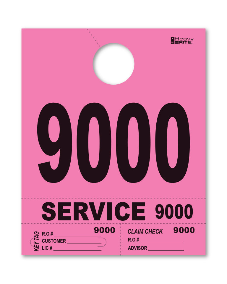 Heavy Brite 4 Part Service Dispatch Numbers