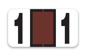 File Right Number Labels