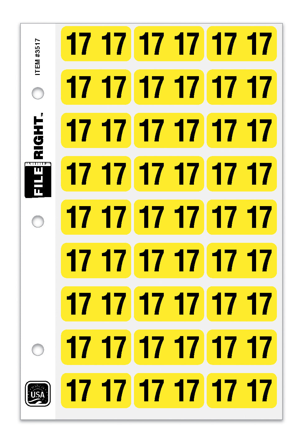 File Right Year Labels