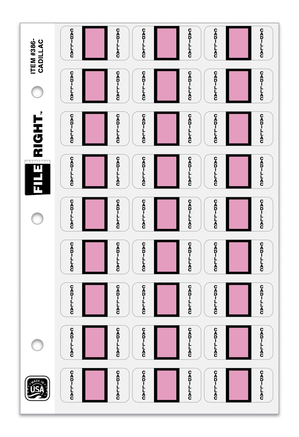 File Right Auto-Makes Labels