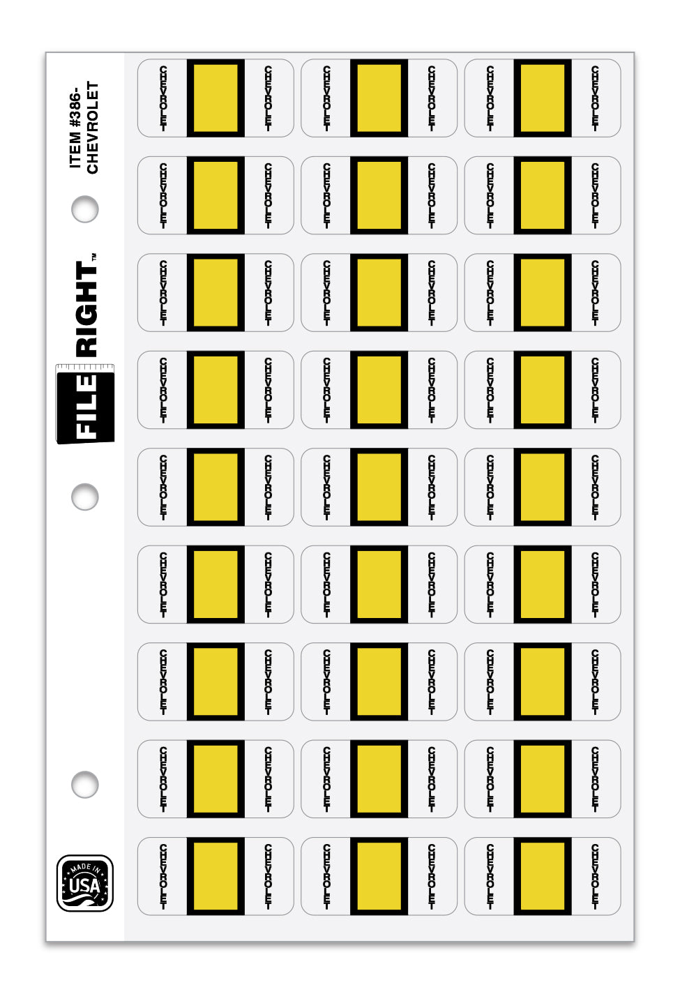 File Right Auto-Makes Labels