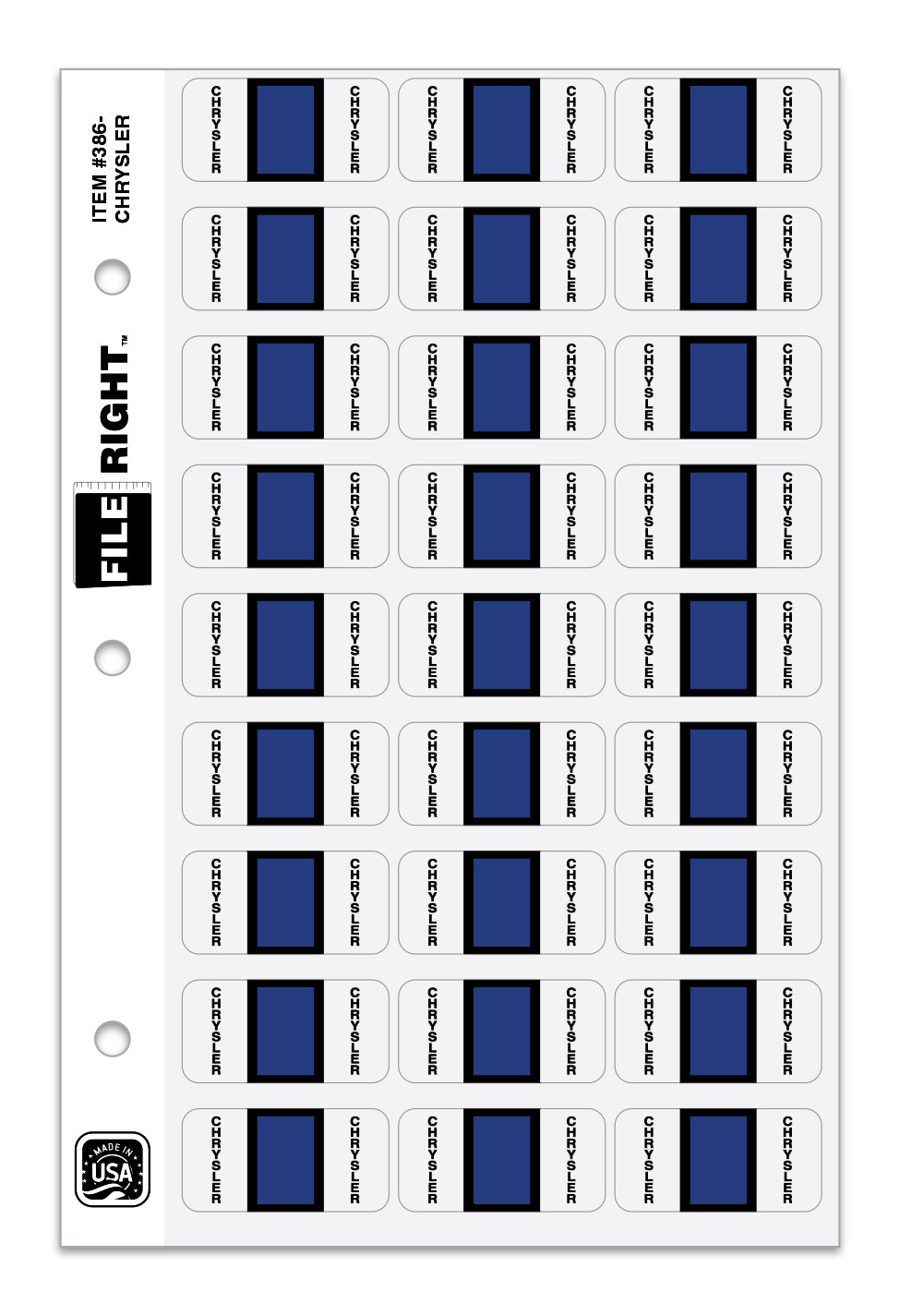 File Right Auto-Makes Labels