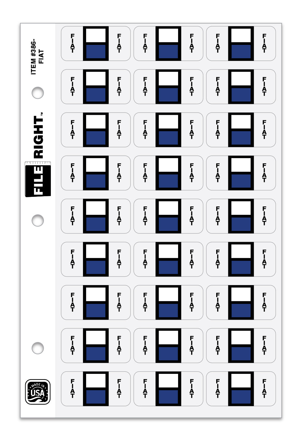 File Right Auto-Makes Labels