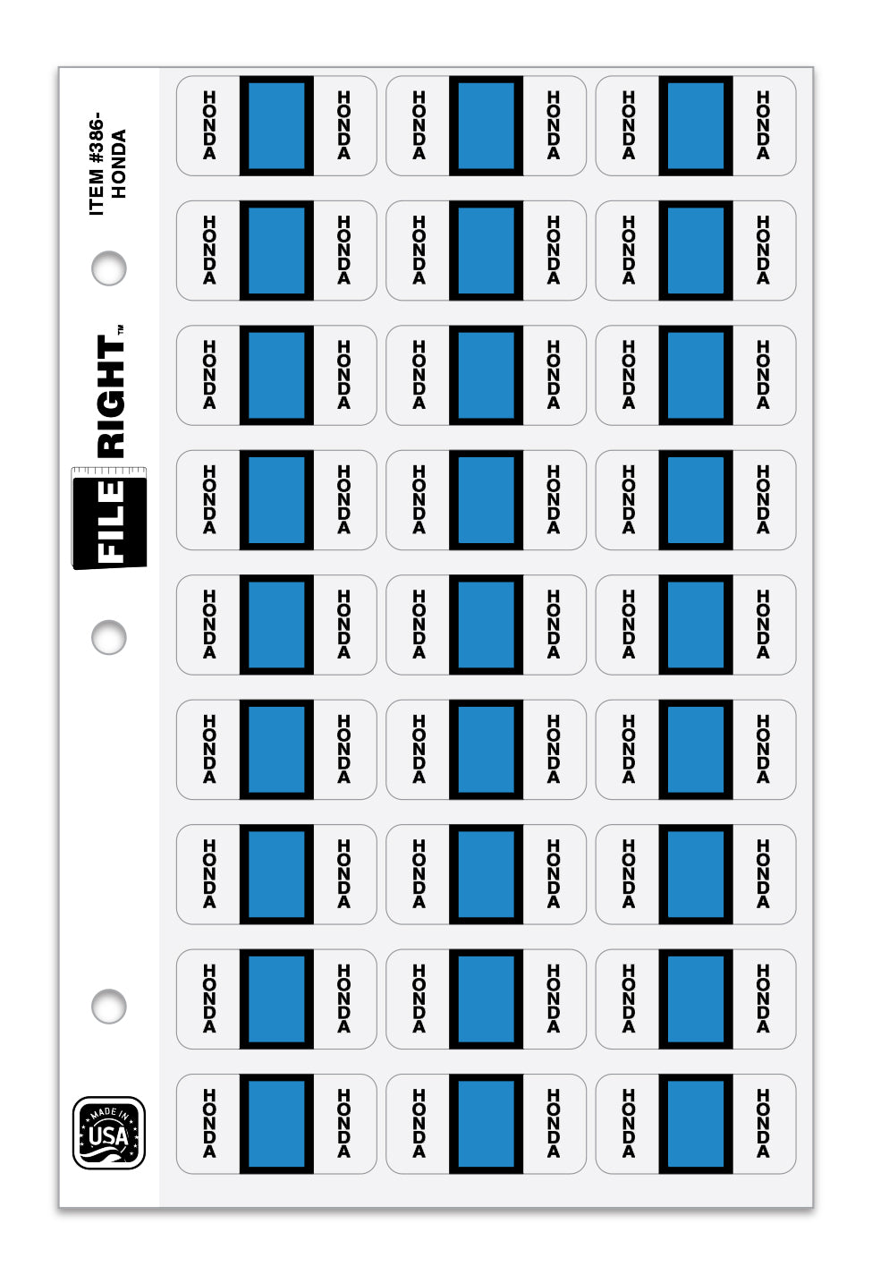 File Right Auto-Makes Labels